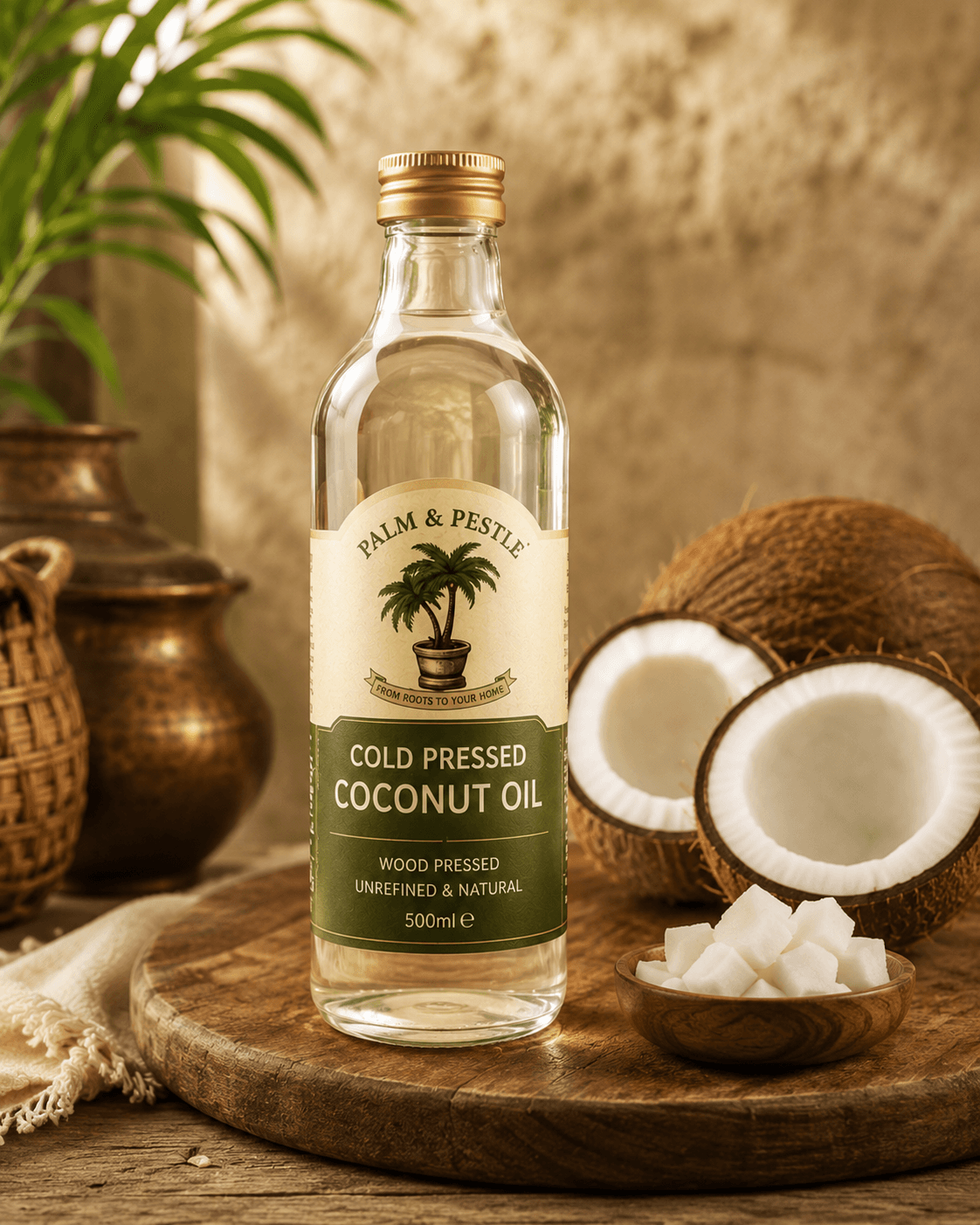 Cold-Pressed Coconut Oil