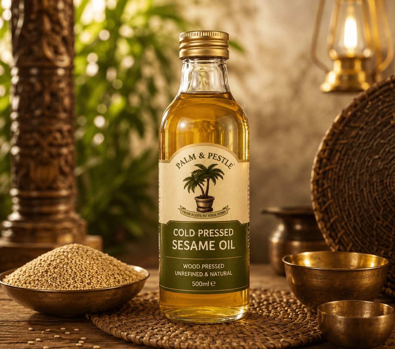 Cold-Pressed Sesame Oil