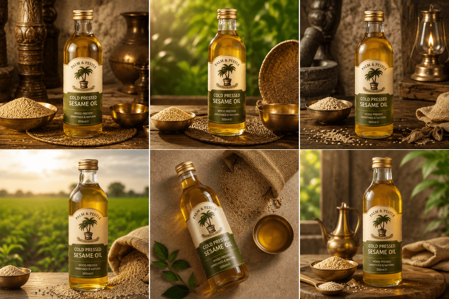 Cold-Pressed Sesame Oil
